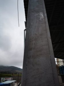 mobilné pieskovanie železnej konštrukcie